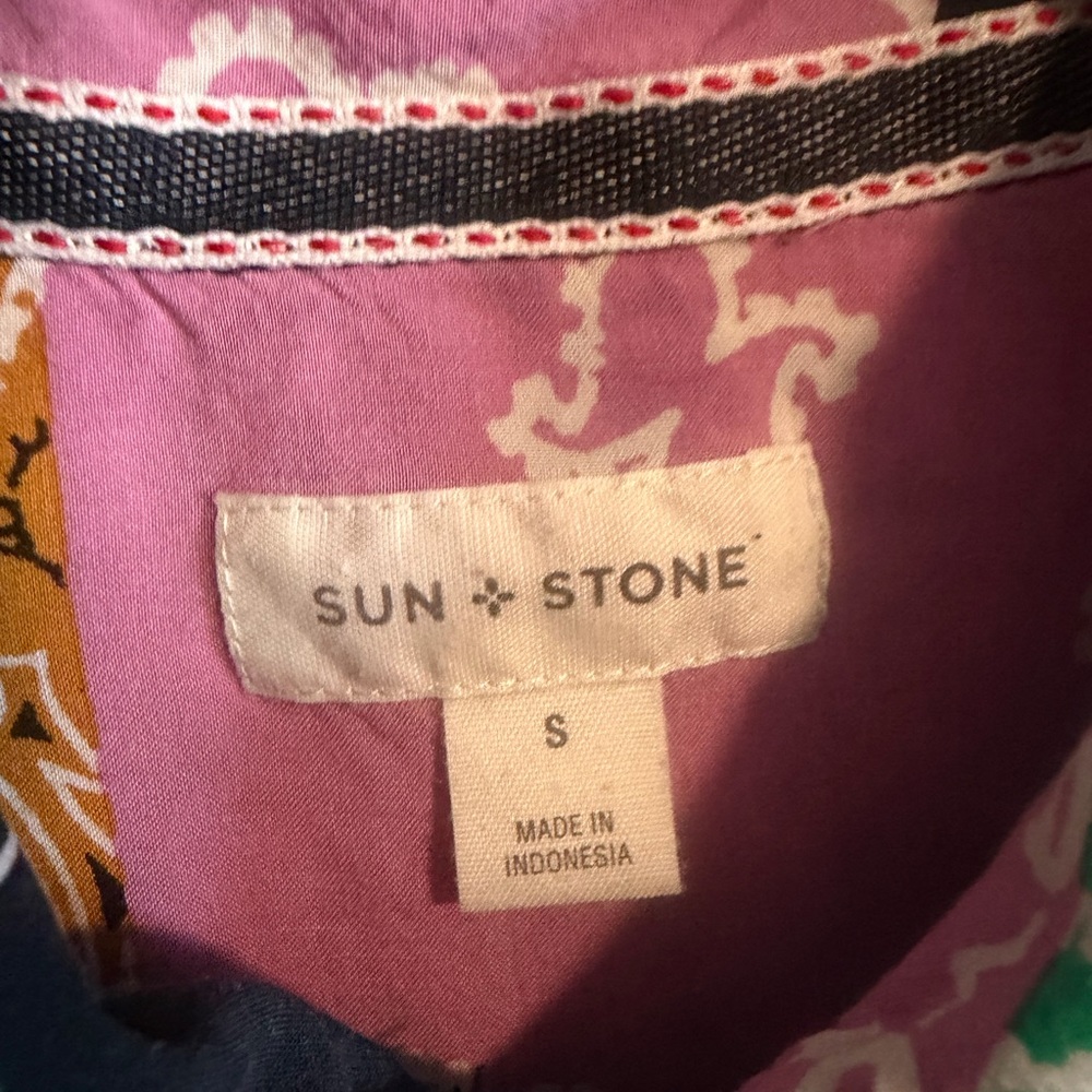 Sun + Stone Multicolor Patchwork Paisley Bandana … - image 6